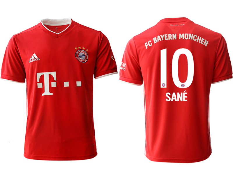Men 2020-2021 club Bayern Munich home aaa version #10 red Soccer Jerseys